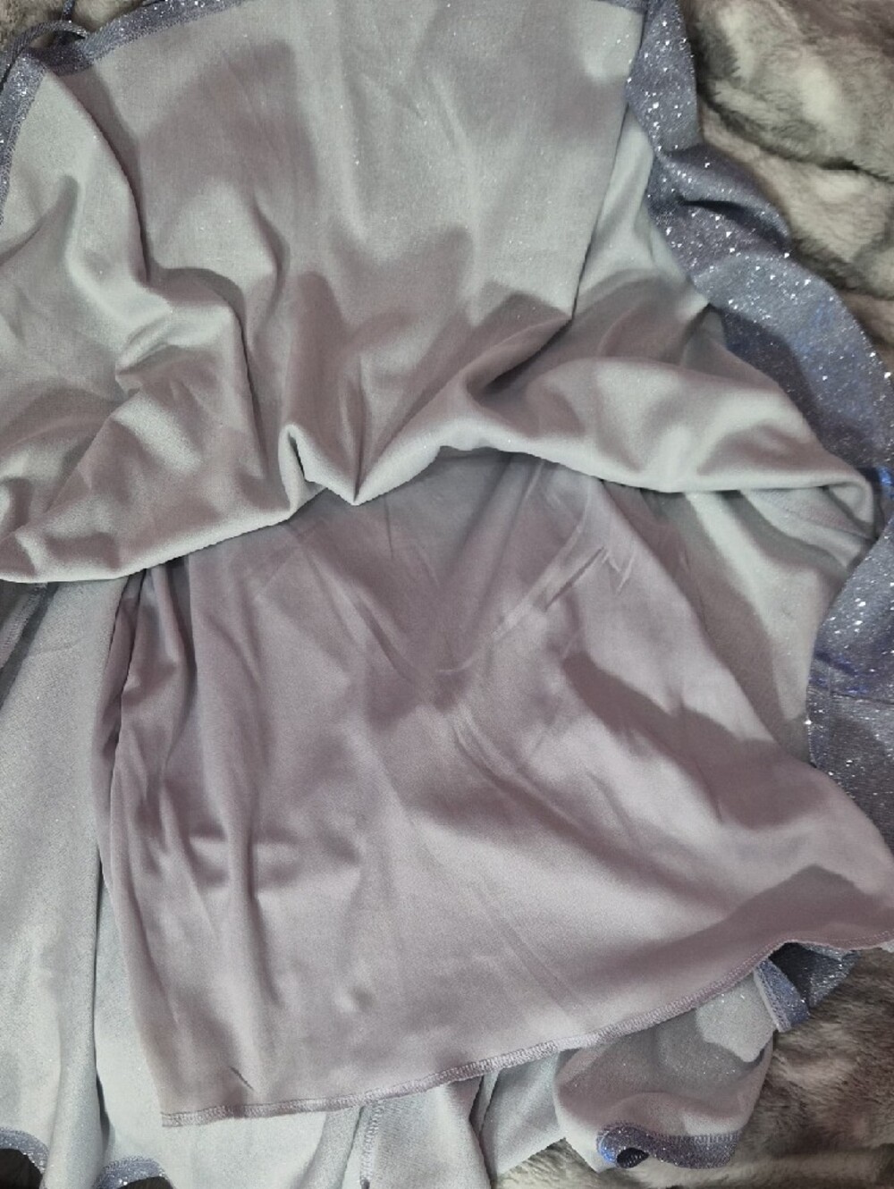 Windsor Light Blue Shimmery Dress Size Small - Picture 5 of 7